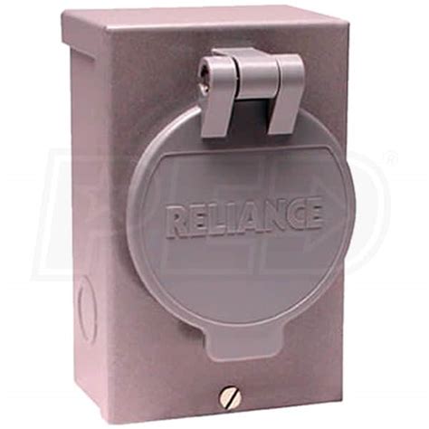 3-prong screw sealed electrical power inlet box generator|Reliance Controls 30.